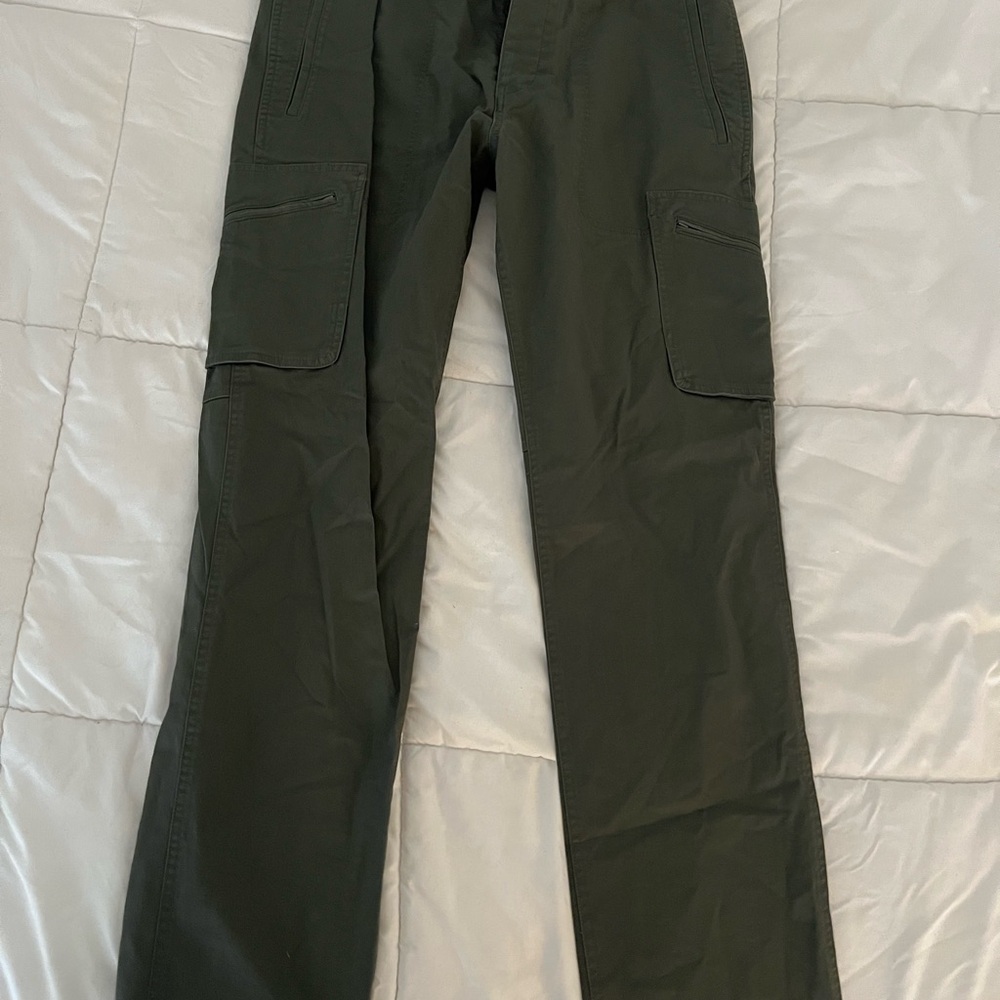 Theory Men's Green Cargo Pants